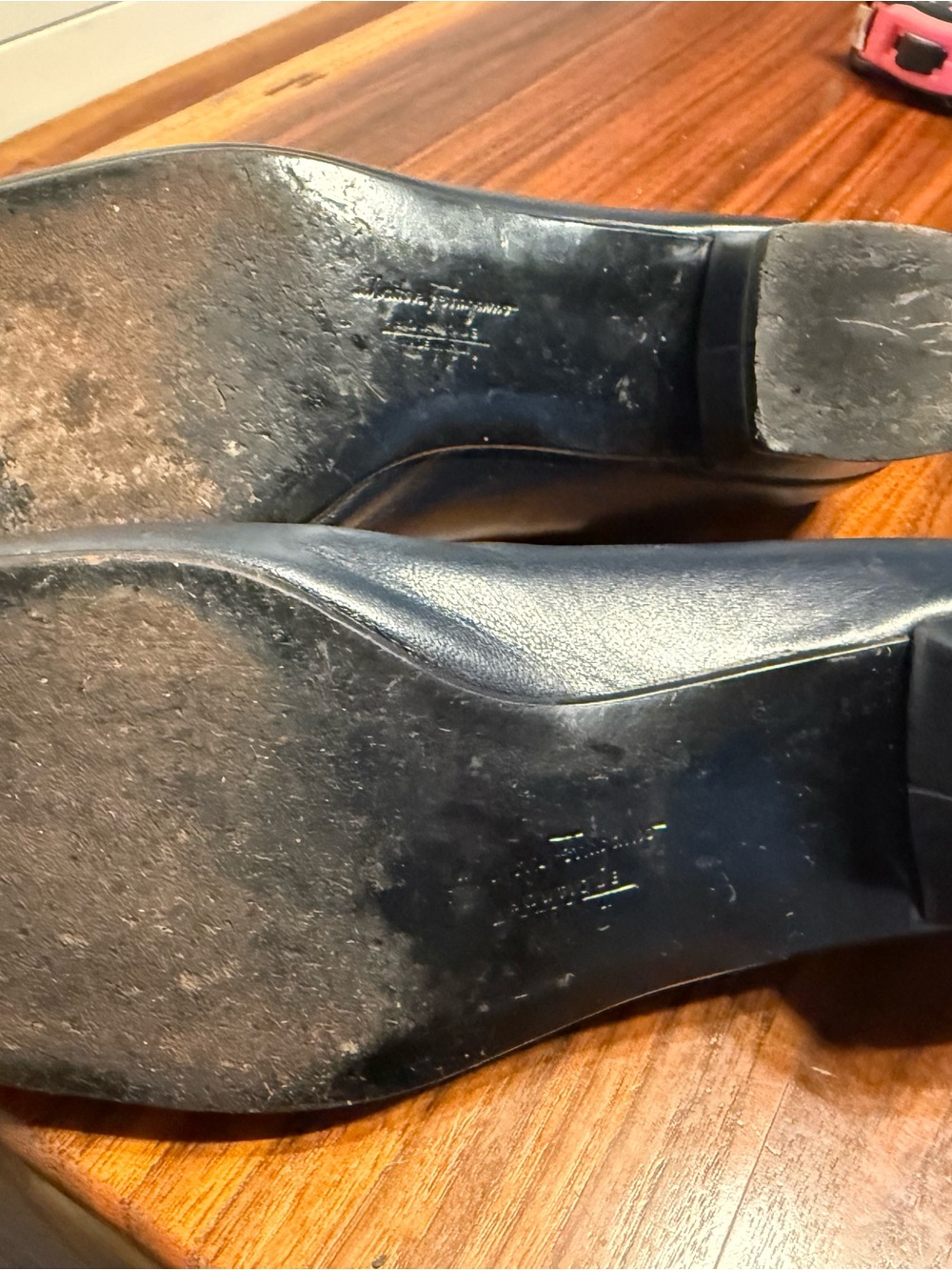 Salvatore Ferragamo Navy Leather Ballet Low Heel with Crisscross Straps - Picture 9 of 14